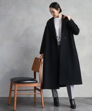 F6FBD32230 MICHEL KLEIN(小さいサイズ)(メゾン ドゥ サンク) モヘアローゲージニット イエロー