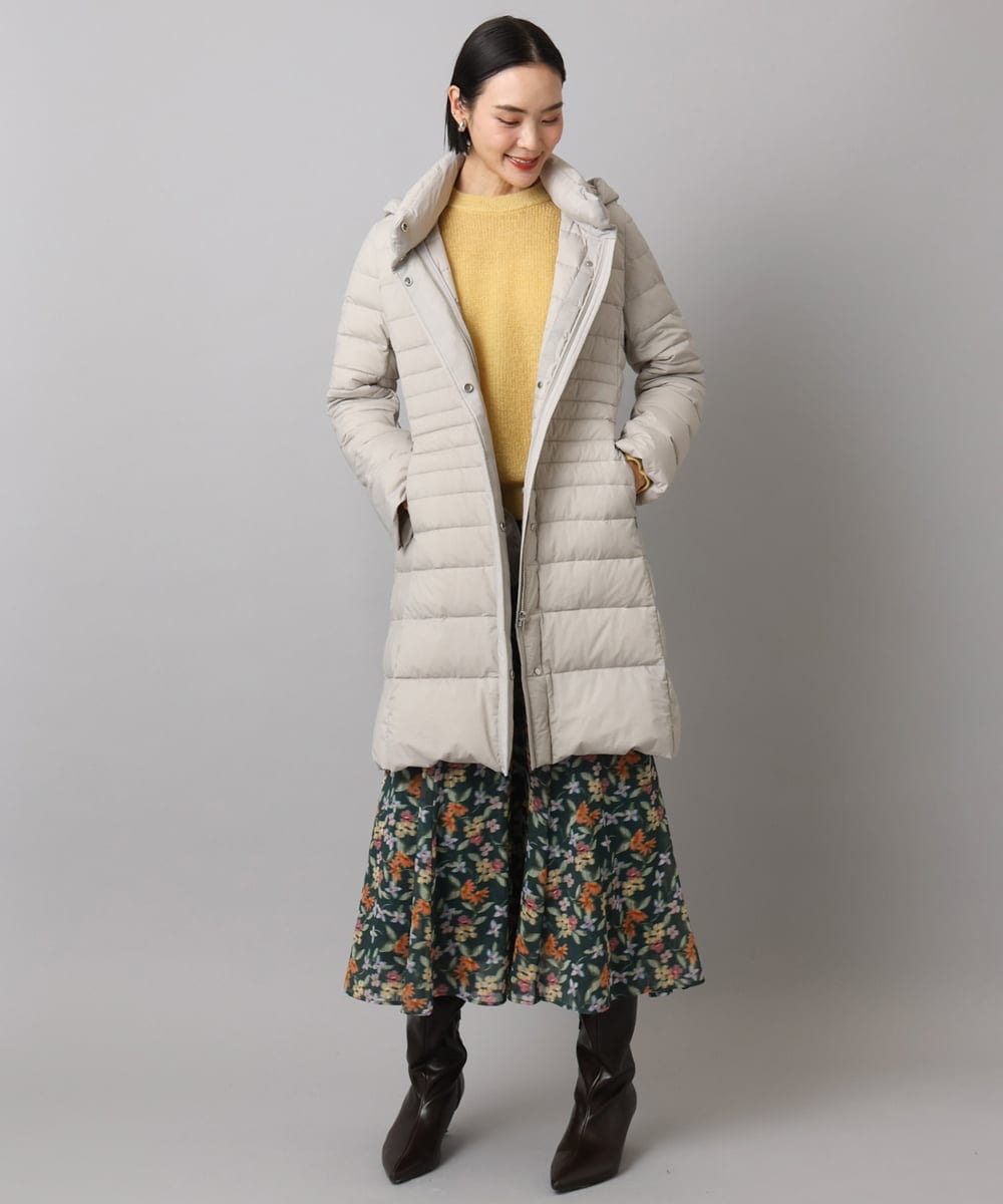 F6FBD32230 MICHEL KLEIN(小さいサイズ)(メゾン ドゥ サンク) モヘアローゲージニット イエロー