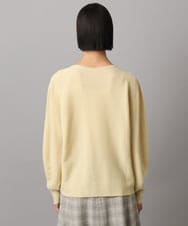 F6FBD34200 MICHEL KLEIN(小さいサイズ)(メゾン ドゥ サンク) [セットアップ対応]Vネックニット ライトイエロー