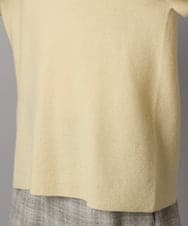 F6FBD34200 MICHEL KLEIN(小さいサイズ)(メゾン ドゥ サンク) [セットアップ対応]Vネックニット ライトイエロー