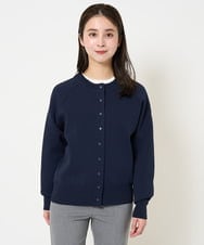 F6FDA02290 MICHEL KLEIN(小さいサイズ)(メゾン ドゥ サンク) [小さいサイズ]2WAYニットカーディガン ライトイエロー