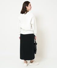 F6FDA02290 MICHEL KLEIN(小さいサイズ)(メゾン ドゥ サンク) [小さいサイズ]2WAYニットカーディガン ライトイエロー