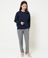 F6FDA02290 MICHEL KLEIN(小さいサイズ)(メゾン ドゥ サンク) [小さいサイズ]2WAYニットカーディガン ライトイエロー