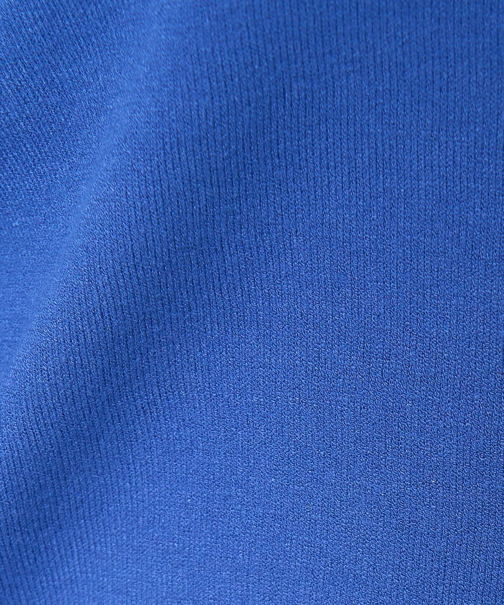 F6FDA15190 MICHEL KLEIN(小さいサイズ)(メゾン ドゥ サンク) [小さいサイズ]ホールガーメント(R)ボトルネックニット ブルー