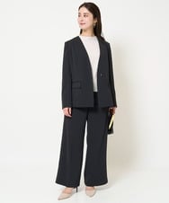 F6FDA15190 MICHEL KLEIN(小さいサイズ)(メゾン ドゥ サンク) [小さいサイズ]ホールガーメント(R)ボトルネックニット ブルー