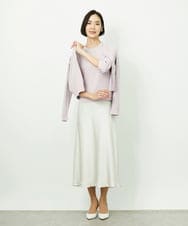 F6FDD01190 MICHEL KLEIN(小さいサイズ)(メゾン ドゥ サンク) [小さいサイズ][アンサンブル対応]コンパクトニットプルオーバー ネイビー