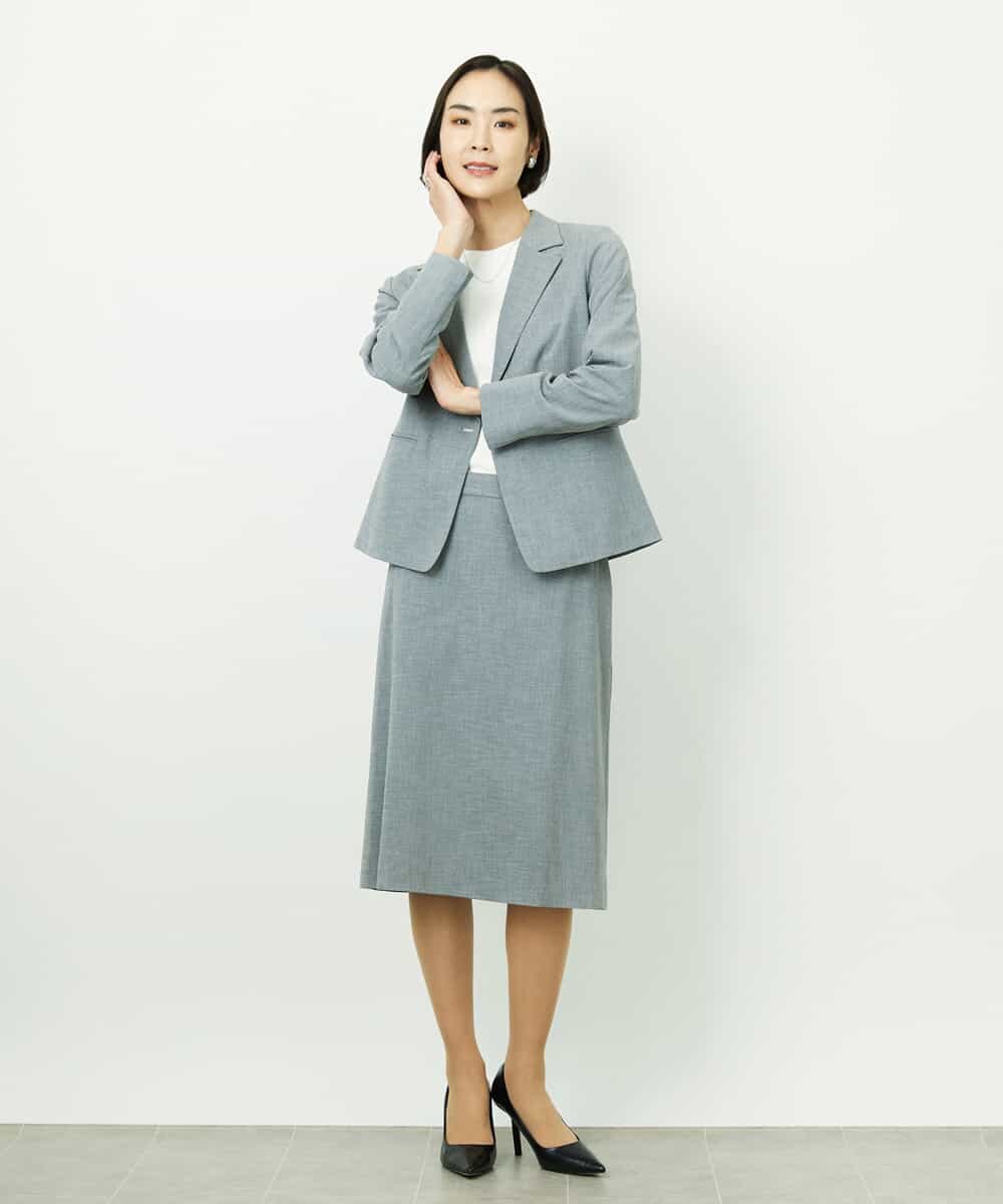 F6FDD01190 MICHEL KLEIN(小さいサイズ)(メゾン ドゥ サンク) [小さいサイズ][アンサンブル対応]コンパクトニットプルオーバー ホワイト