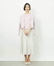 F6FDD01190 MICHEL KLEIN(小さいサイズ)(メゾン ドゥ サンク) [小さいサイズ][アンサンブル対応]コンパクトニットプルオーバー ホワイト