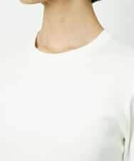 F6FDD01190 MICHEL KLEIN(小さいサイズ)(メゾン ドゥ サンク) [小さいサイズ][アンサンブル対応]コンパクトニットプルオーバー ホワイト