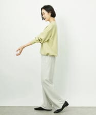 F6FDD02210 MICHEL KLEIN(小さいサイズ)(メゾン ドゥ サンク) [小さいサイズ]ドロストラグランニットプルオーバー ライトイエロー