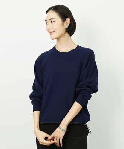 F6FDD02210 MICHEL KLEIN(小さいサイズ) [小さいサイズ]ドロストラグランニットプルオーバー