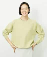 F6FDD02210 MICHEL KLEIN(小さいサイズ)(メゾン ドゥ サンク) [小さいサイズ]ドロストラグランニットプルオーバー ネイビー