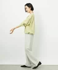 F6FDD02210 MICHEL KLEIN(小さいサイズ)(メゾン ドゥ サンク) [小さいサイズ]ドロストラグランニットプルオーバー ネイビー