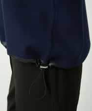 F6FDD02210 MICHEL KLEIN(小さいサイズ)(メゾン ドゥ サンク) [小さいサイズ]ドロストラグランニットプルオーバー ネイビー