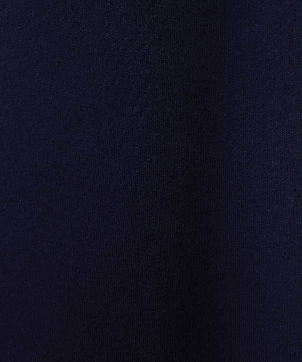 F6FDD02210 MICHEL KLEIN(小さいサイズ)(メゾン ドゥ サンク) [小さいサイズ]ドロストラグランニットプルオーバー ネイビー