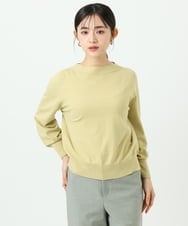 F6FDD15190 MICHEL KLEIN(小さいサイズ)(メゾン ドゥ サンク) [小さいサイズ]ホールガーメント(R)ボトルネックニット イエロー