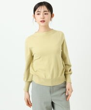 F6FDD15190 MICHEL KLEIN(小さいサイズ)(メゾン ドゥ サンク) [小さいサイズ]ホールガーメント(R)ボトルネックニット イエロー