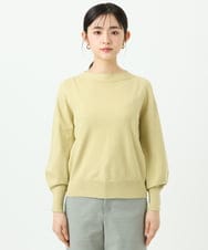 F6FDD15190 MICHEL KLEIN(小さいサイズ)(メゾン ドゥ サンク) [小さいサイズ]ホールガーメント(R)ボトルネックニット イエロー