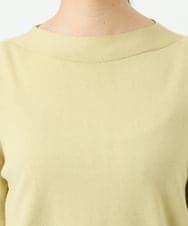 F6FDD15190 MICHEL KLEIN(小さいサイズ)(メゾン ドゥ サンク) [小さいサイズ]ホールガーメント(R)ボトルネックニット イエロー