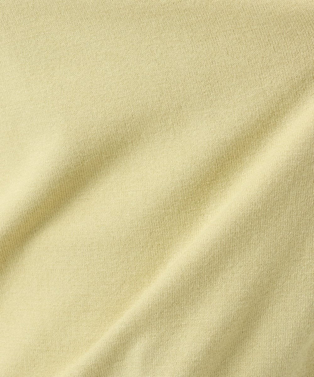 F6FDD15190 MICHEL KLEIN(小さいサイズ)(メゾン ドゥ サンク) [小さいサイズ]ホールガーメント(R)ボトルネックニット イエロー