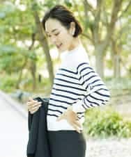 F6FDD15190 MICHEL KLEIN(小さいサイズ)(メゾン ドゥ サンク) [小さいサイズ]ホールガーメント(R)ボトルネックニット イエロー