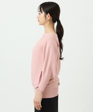 F6FDD17190 MICHEL KLEIN(小さいサイズ)(メゾン ドゥ サンク) [小さいサイズ]［定番人気］ホールガーメント(R)ドルマンスリーブニット ピンク