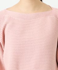 F6FDD17190 MICHEL KLEIN(小さいサイズ)(メゾン ドゥ サンク) [小さいサイズ]［定番人気］ホールガーメント(R)ドルマンスリーブニット ピンク