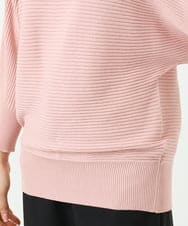F6FDD17190 MICHEL KLEIN(小さいサイズ)(メゾン ドゥ サンク) [小さいサイズ]［定番人気］ホールガーメント(R)ドルマンスリーブニット ピンク
