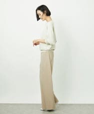 F6FDD17190 MICHEL KLEIN(小さいサイズ)(メゾン ドゥ サンク) [小さいサイズ]［定番人気］ホールガーメント(R)ドルマンスリーブニット ピンク