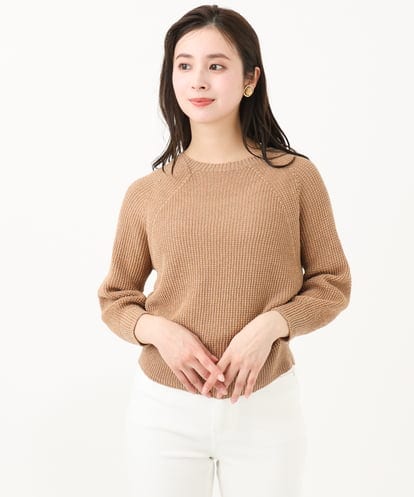 F6FFA04230 MICHEL KLEIN(小さいサイズ) [小さいサイズ] ホールガーメント(R)ドライタッチラメニット