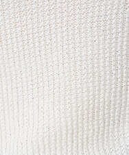 F6FGD04230 MICHEL KLEIN(小さいサイズ)(メゾン ドゥ サンク) [小さいサイズ]ホールガーメント(R)ラグランラメニット ライトブルー