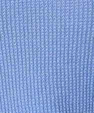 F6FGD04230 MICHEL KLEIN(小さいサイズ)(メゾン ドゥ サンク) [小さいサイズ]ホールガーメント(R)ラグランラメニット ライトブルー