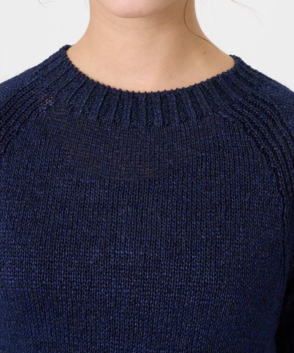 F6FGD19190 MICHEL KLEIN(小さいサイズ)(メゾン ドゥ サンク) [小さいサイズ]フェードカラーラグランニット グリーン