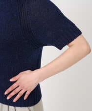 F6FGD19190 MICHEL KLEIN(小さいサイズ)(メゾン ドゥ サンク) [小さいサイズ]フェードカラーラグランニット グリーン