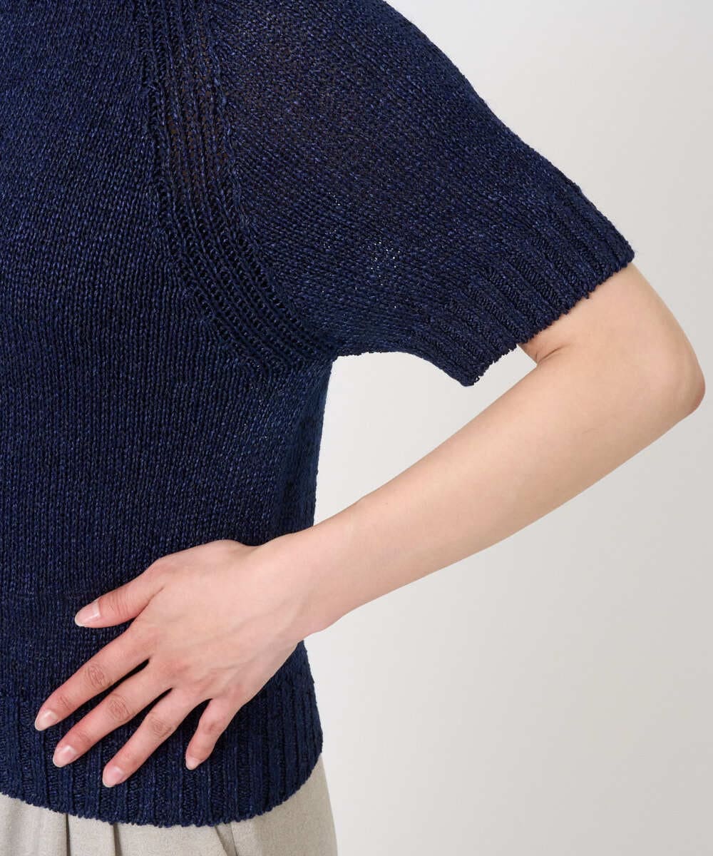 F6FGD19190 MICHEL KLEIN(小さいサイズ)(メゾン ドゥ サンク) [小さいサイズ]フェードカラーラグランニット グリーン