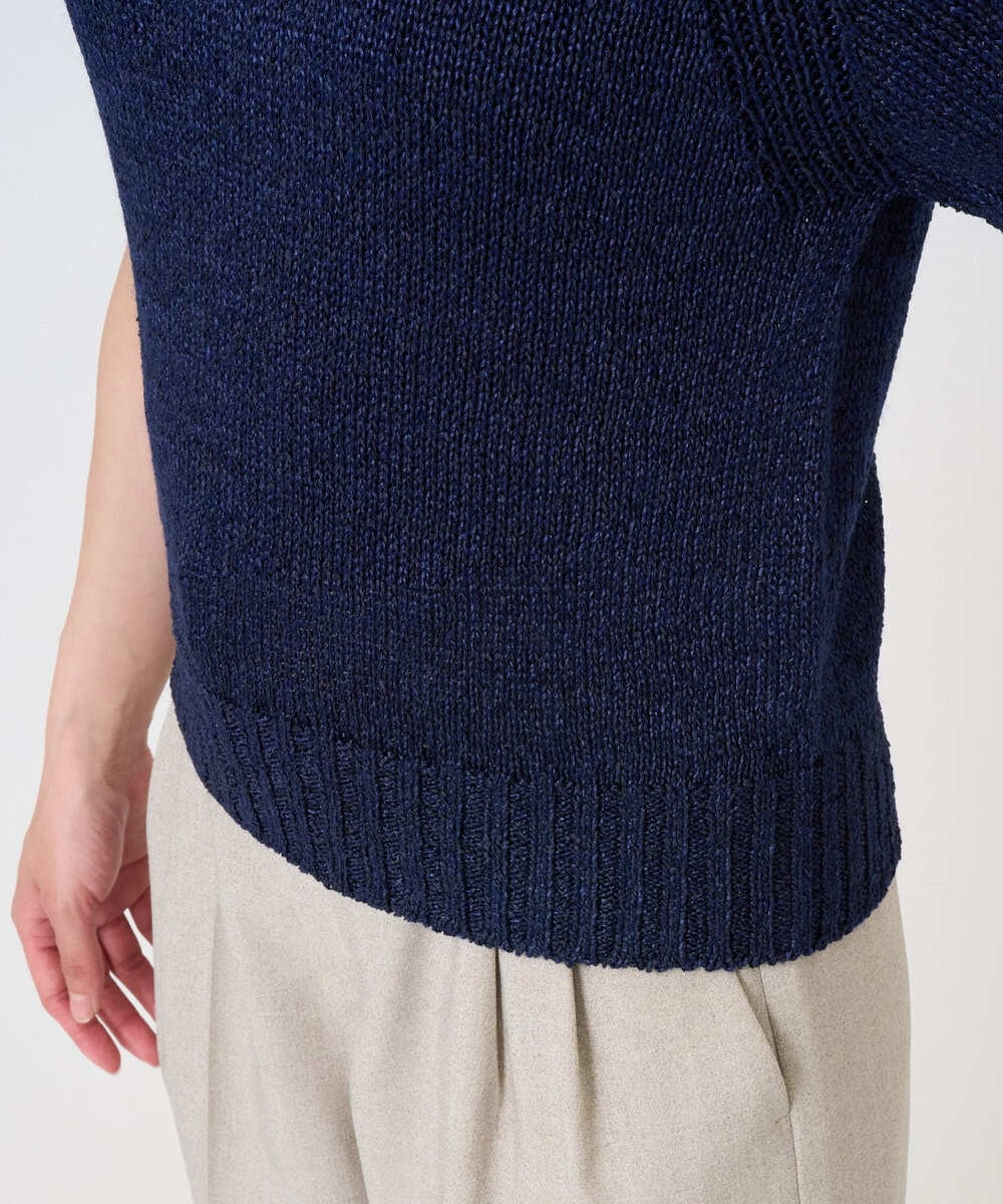 F6FGD19190 MICHEL KLEIN(小さいサイズ)(メゾン ドゥ サンク) [小さいサイズ]フェードカラーラグランニット グリーン