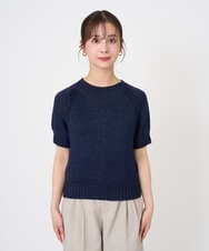 F6FGD19190 MICHEL KLEIN(小さいサイズ)(メゾン ドゥ サンク) [小さいサイズ]フェードカラーラグランニット グリーン