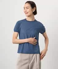 F6FGD24180 MICHEL KLEIN(小さいサイズ)(メゾン ドゥ サンク) [小さいサイズ][アンサンブル対応]シアープルオーバー ブルー