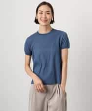 F6FGD24180 MICHEL KLEIN(小さいサイズ)(メゾン ドゥ サンク) [小さいサイズ][アンサンブル対応]シアープルオーバー ブルー