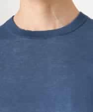 F6FGD24180 MICHEL KLEIN(小さいサイズ)(メゾン ドゥ サンク) [小さいサイズ][アンサンブル対応]シアープルオーバー ブルー