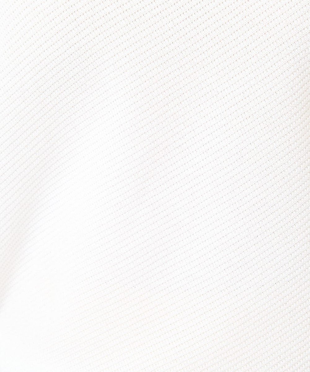 F6FGV25170 MICHEL KLEIN(小さいサイズ)(メゾン ドゥ サンク) [小さいサイズ]ホールガーメント(R)フレンチスリーブニット グリーン(34)