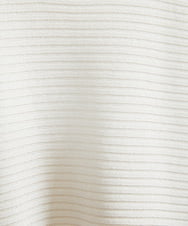 F6FJS17160 MICHEL KLEIN(小さいサイズ)(メゾン ドゥ サンク) [小さいサイズ]ホールガーメント(R)ドルマンスリーブニット(定番人気/7分袖） オフホワイト(81)