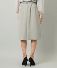 F6HAD35190 MICHEL KLEIN(小さいサイズ)(メゾン ドゥ サンク) [小さいサイズ][セットアップ対応]Aラインスカート グレー