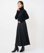 F6HAD43240 MICHEL KLEIN(小さいサイズ)(メゾン ドゥ サンク) [小さいサイズ]サテンマーメードスカート ライトグレー