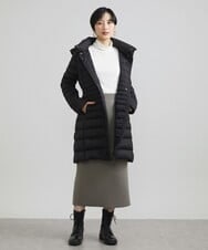 F6HAV37200 MICHEL KLEIN(小さいサイズ)(メゾン ドゥ サンク) [小さいサイズ]スポンディッシュポリニットタイトスカート（セットアップ対応） カーキ(36)