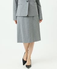 F6HDD01230 MICHEL KLEIN(小さいサイズ)(メゾン ドゥ サンク) [小さいサイズ][セットアップ対応]セミフレアSK グレー