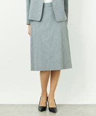 F6HDD01230 MICHEL KLEIN(小さいサイズ)(メゾン ドゥ サンク) [小さいサイズ][セットアップ対応]セミフレアSK グレー