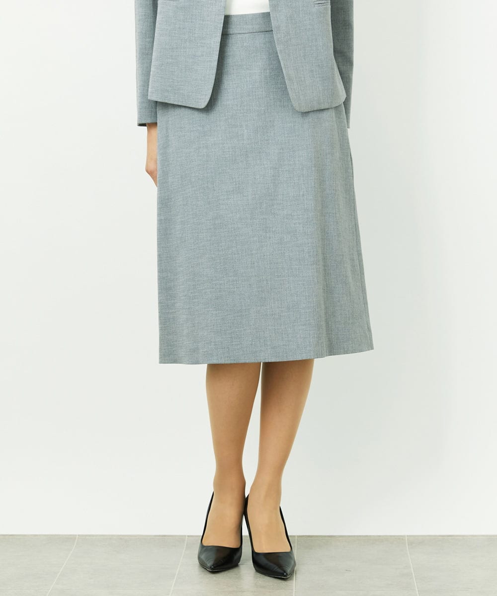 F6HDD01230 MICHEL KLEIN(小さいサイズ)(メゾン ドゥ サンク) [小さいサイズ][セットアップ対応]セミフレアSK グレー