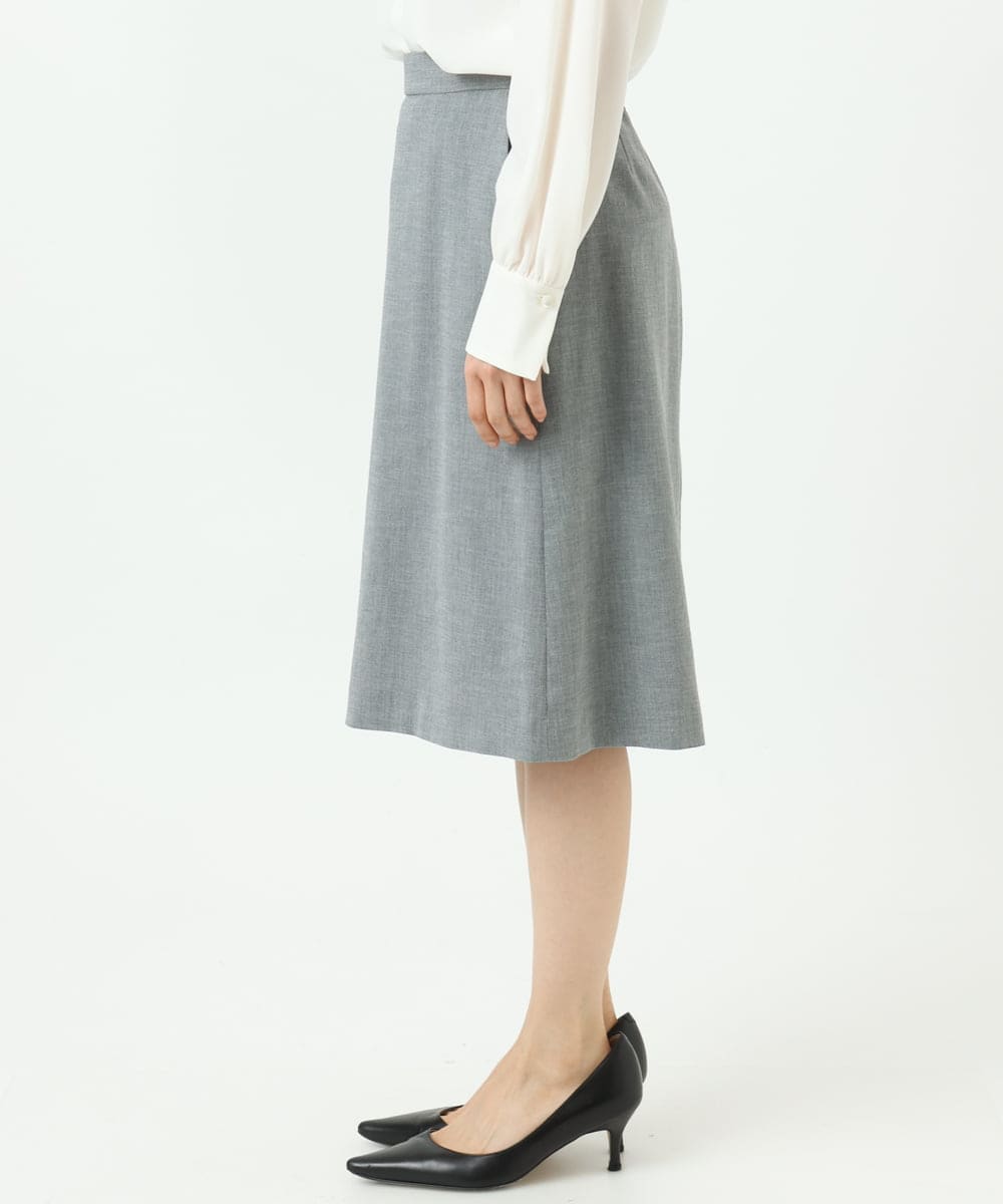 F6HDD01230 MICHEL KLEIN(小さいサイズ)(メゾン ドゥ サンク) [小さいサイズ][セットアップ対応]セミフレアSK グレー