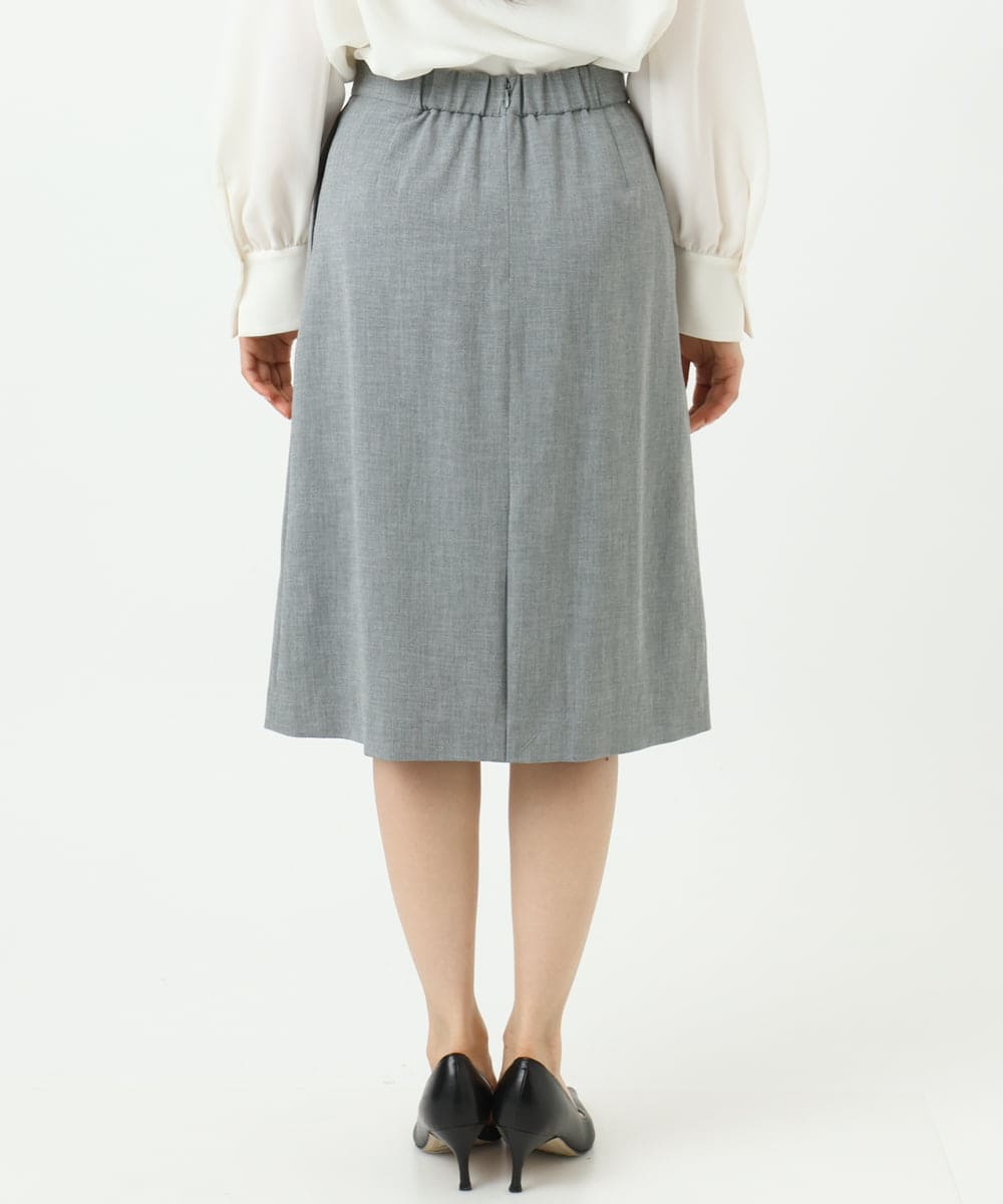 F6HDD01230 MICHEL KLEIN(小さいサイズ)(メゾン ドゥ サンク) [小さいサイズ][セットアップ対応]セミフレアSK グレー